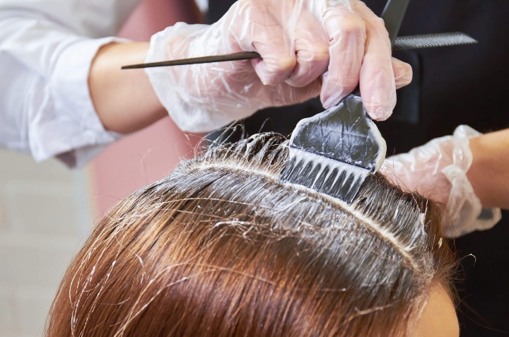 tinte de cáscara de nuez para canas