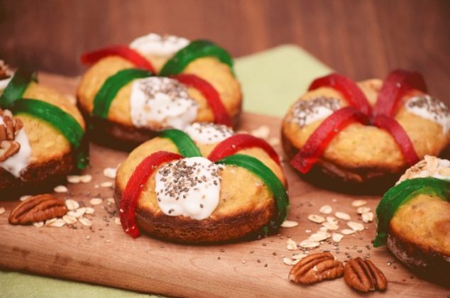 Mini rosca de reyes casera de avena, ¡en solo 20 minutos!