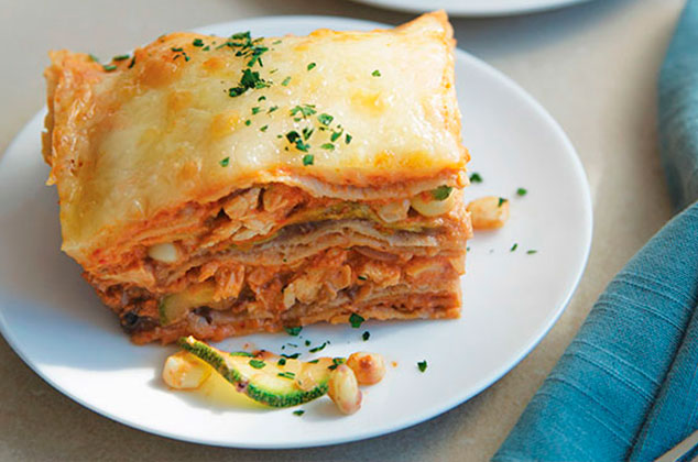 pastel azteca de pollo