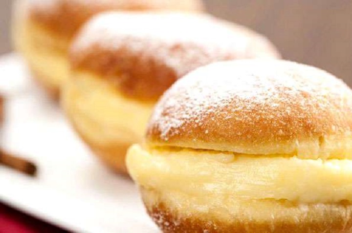 Cómo hacer bombas rellenas de crema pastelera ¡Fáciles y caseras! 0