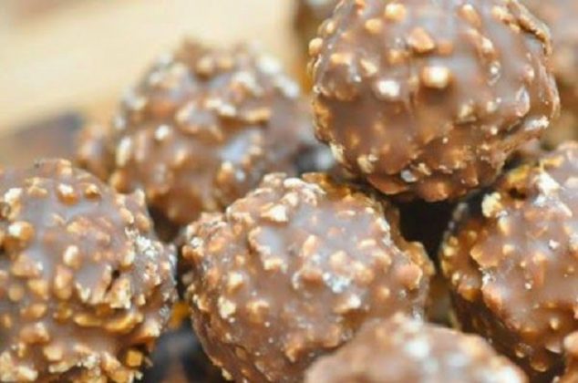 Cómo hacer chocolates FERRERO ROCHER con 4 ingredientes