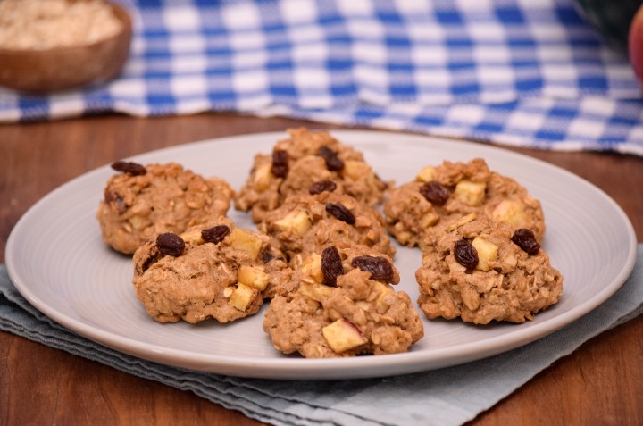 galletas de avena y manzana