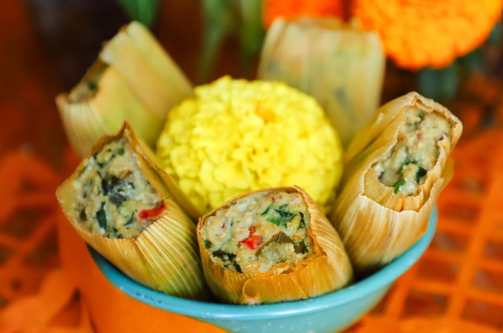 receta de tamal vegano