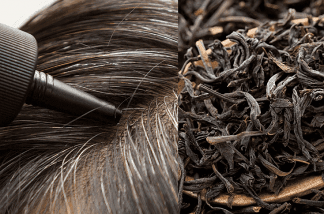 Té negro: El tinte 100% natural para cubrir las canas