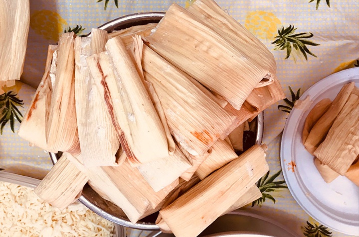 vaporera de tamales