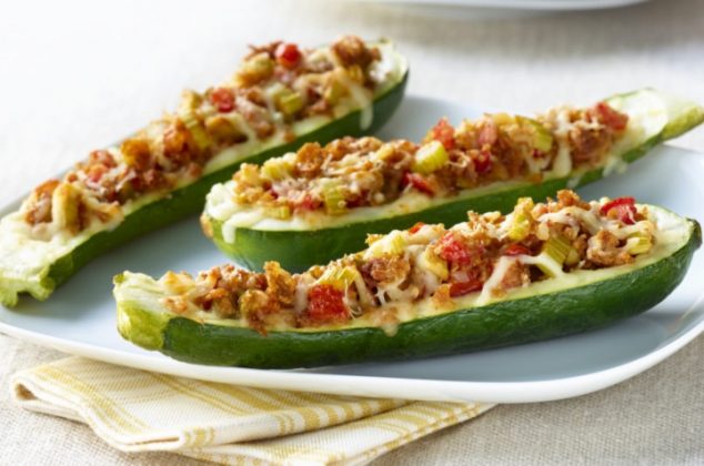 Calabacitas rellenas de atún a la mexicana ¡En 4 pasos!