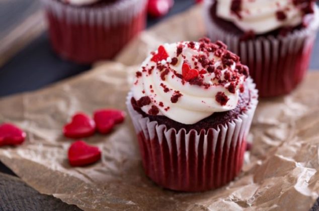 Cupcakes de red velvet para hacer y regalar en San Valentín