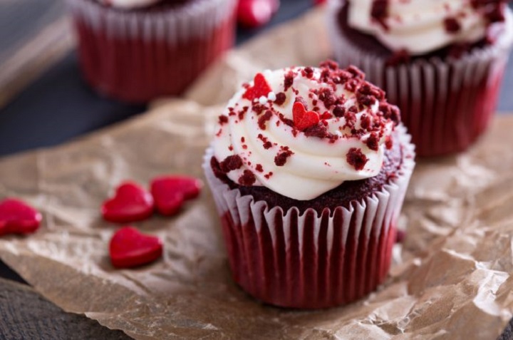 Cupcakes de red velvet para hacer y regalar en San Valentín
