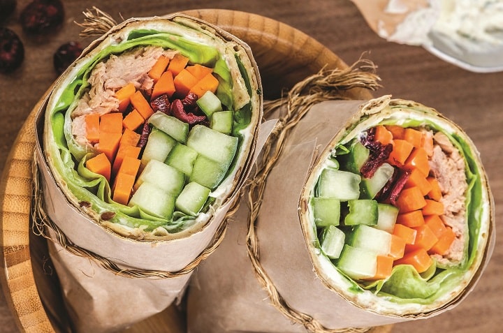 Burrito integral con atún | Cocina vital