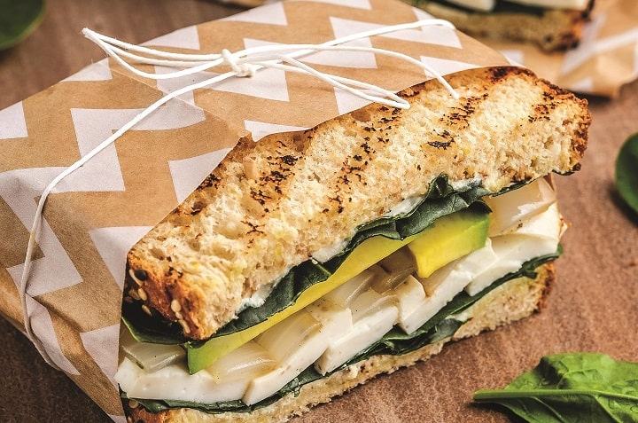 Sándwich de espinacas y aguacate | Cocina vital