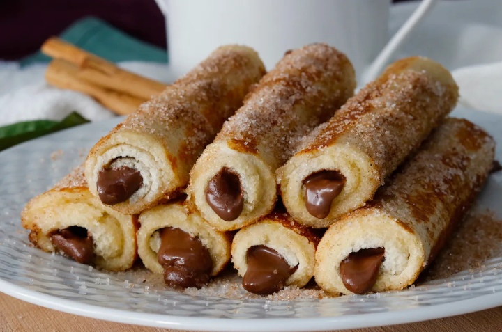 pan fránces de nutella