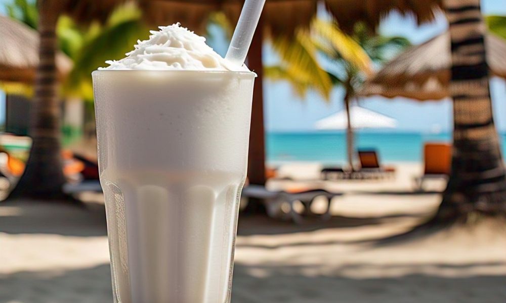 Receta de agua de coco al estilo de La Michoacana