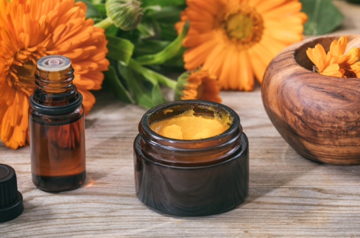 crema de caléndula casera
