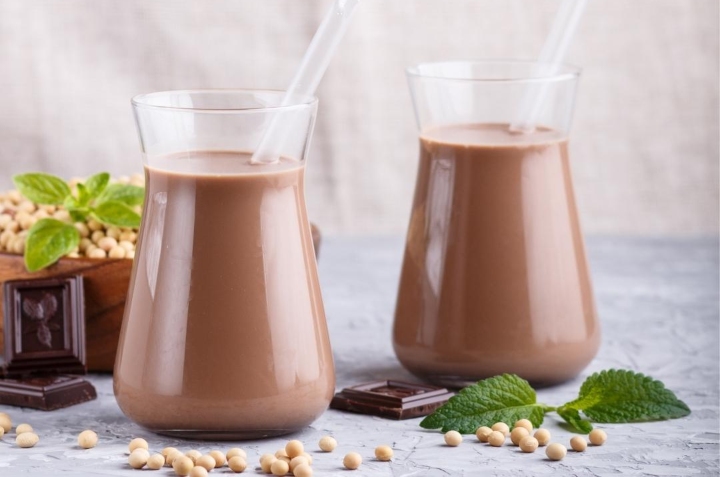 leche de soya sabor chocolate