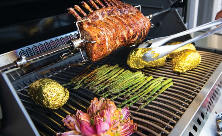 cómo curar una parrilla nueva