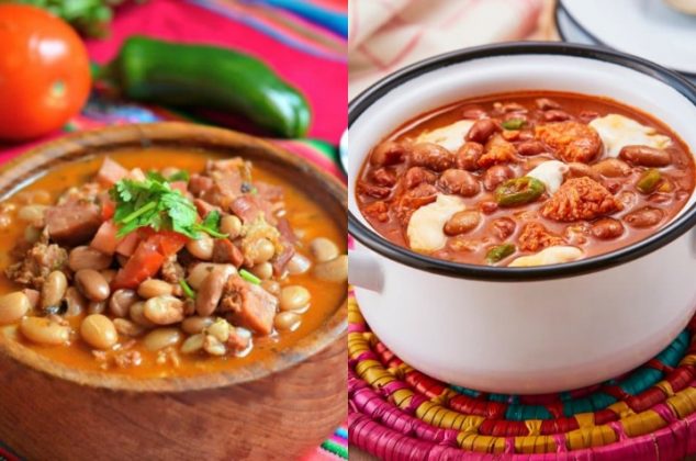 ¿Cuál es la diferencia entre frijoles charros y frijoles puercos?