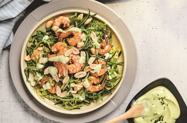 Ensalada de camarones picosos con pepino ¡En 5 sencillos pasos!