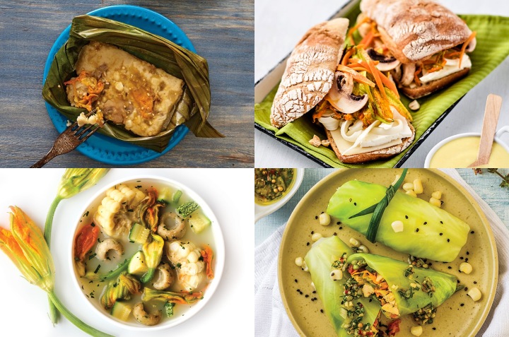 recetas con flor de calabaza