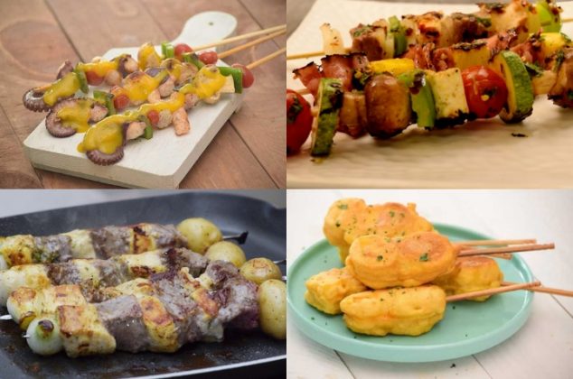 6 recetas de brochetas con las mejores combinaciones para el fin de semana