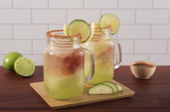 limonada con pepino y chamoy