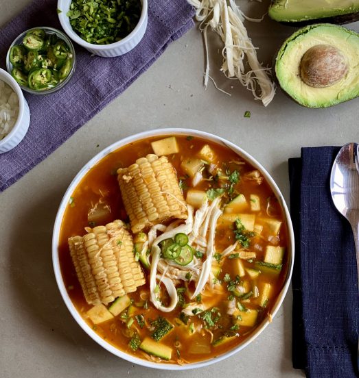 caldo tlalpeño de chepina peralta 