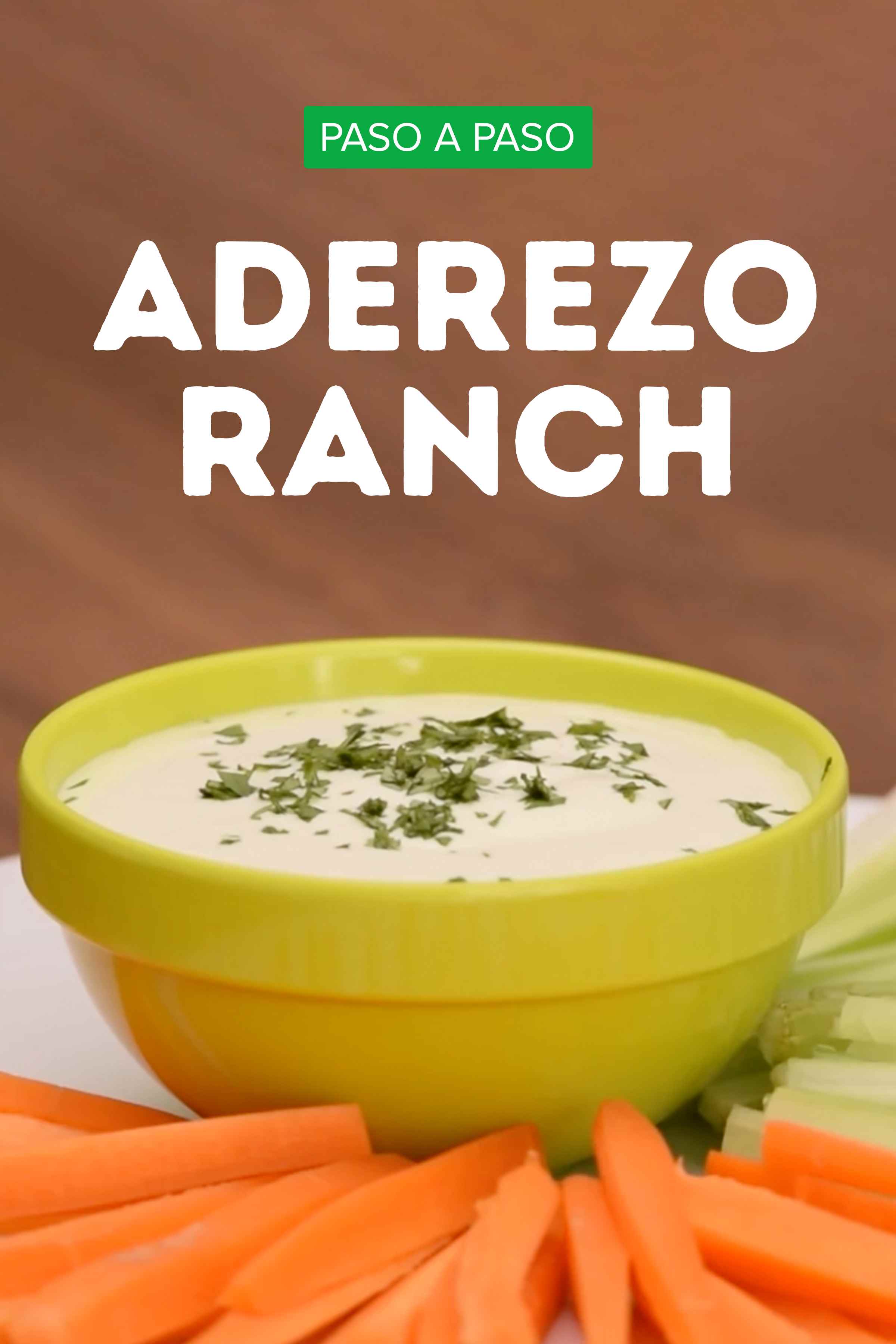 Receta de aderzo ranch casero 