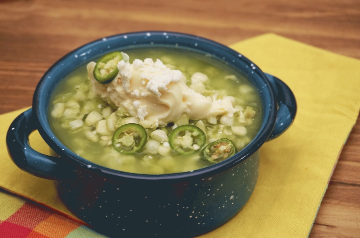 recdeta de esquites verdes