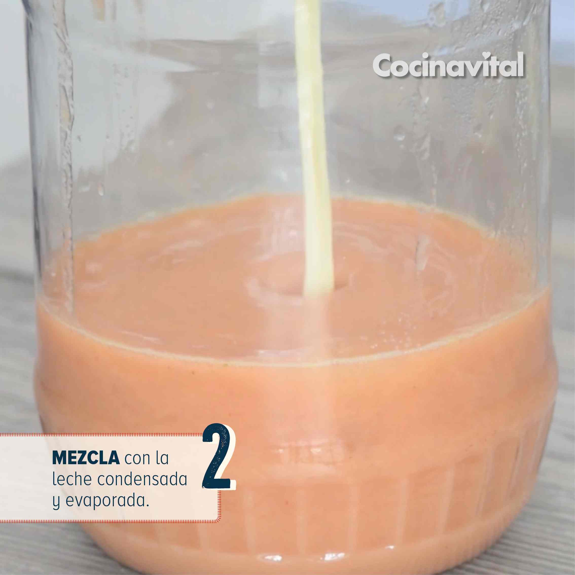 Ingredientes de agua de frutas estilo "La Michoacana"