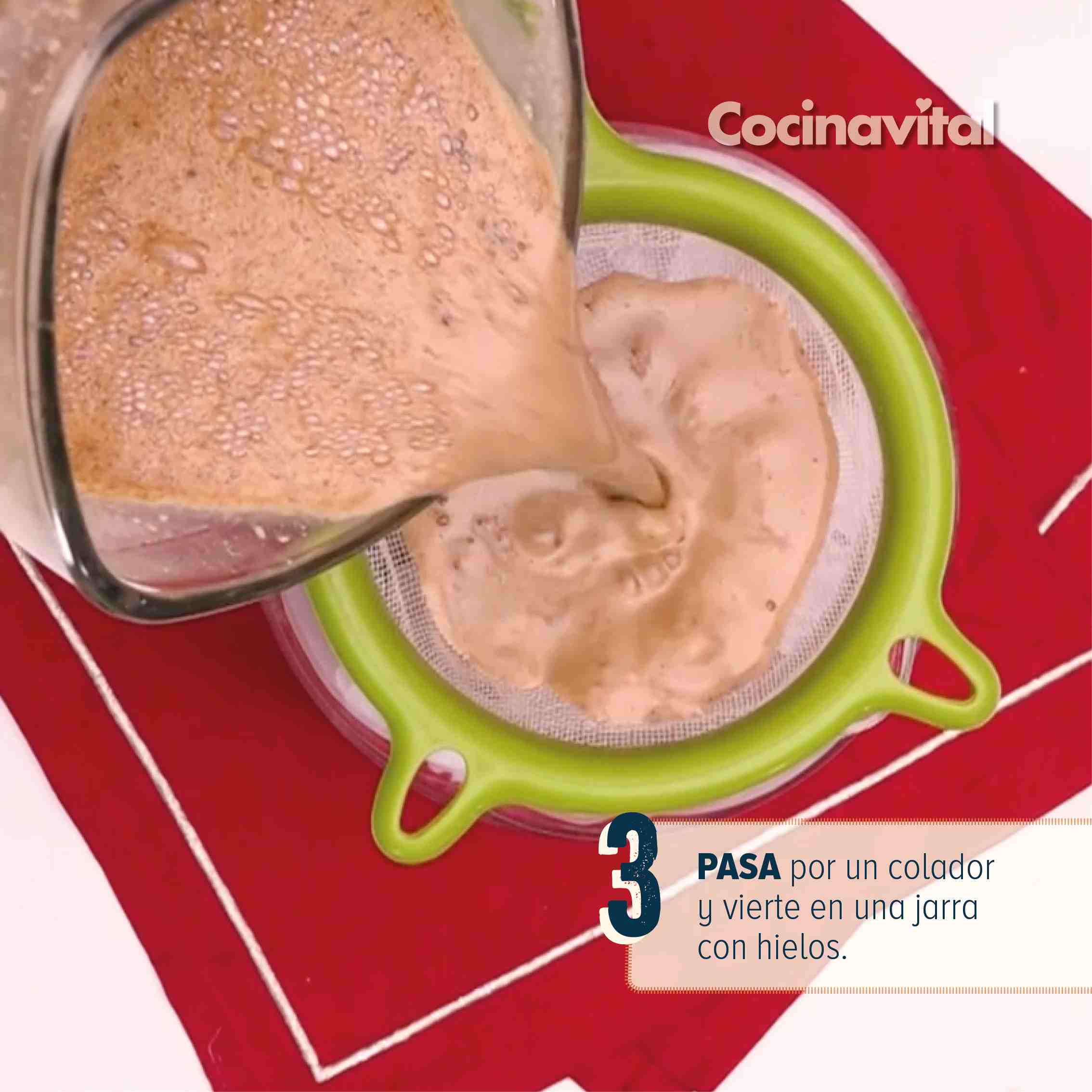 paso 3: Agua de horchata con chocolate