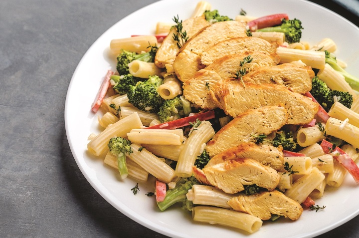 pasta con pollo