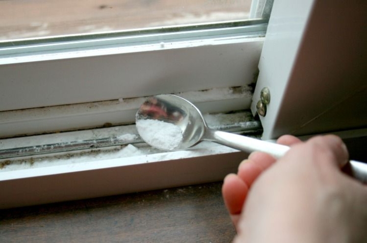 bicarbonato en las ventanas