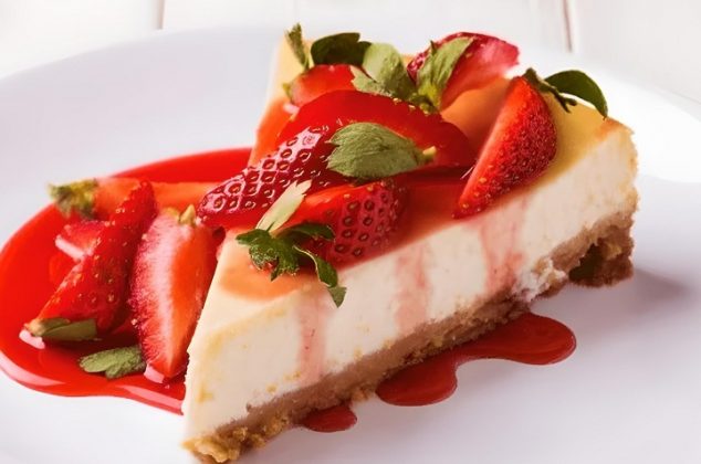 Cómo hacer delicioso Cheesecake de cajeta con fresas paso a paso