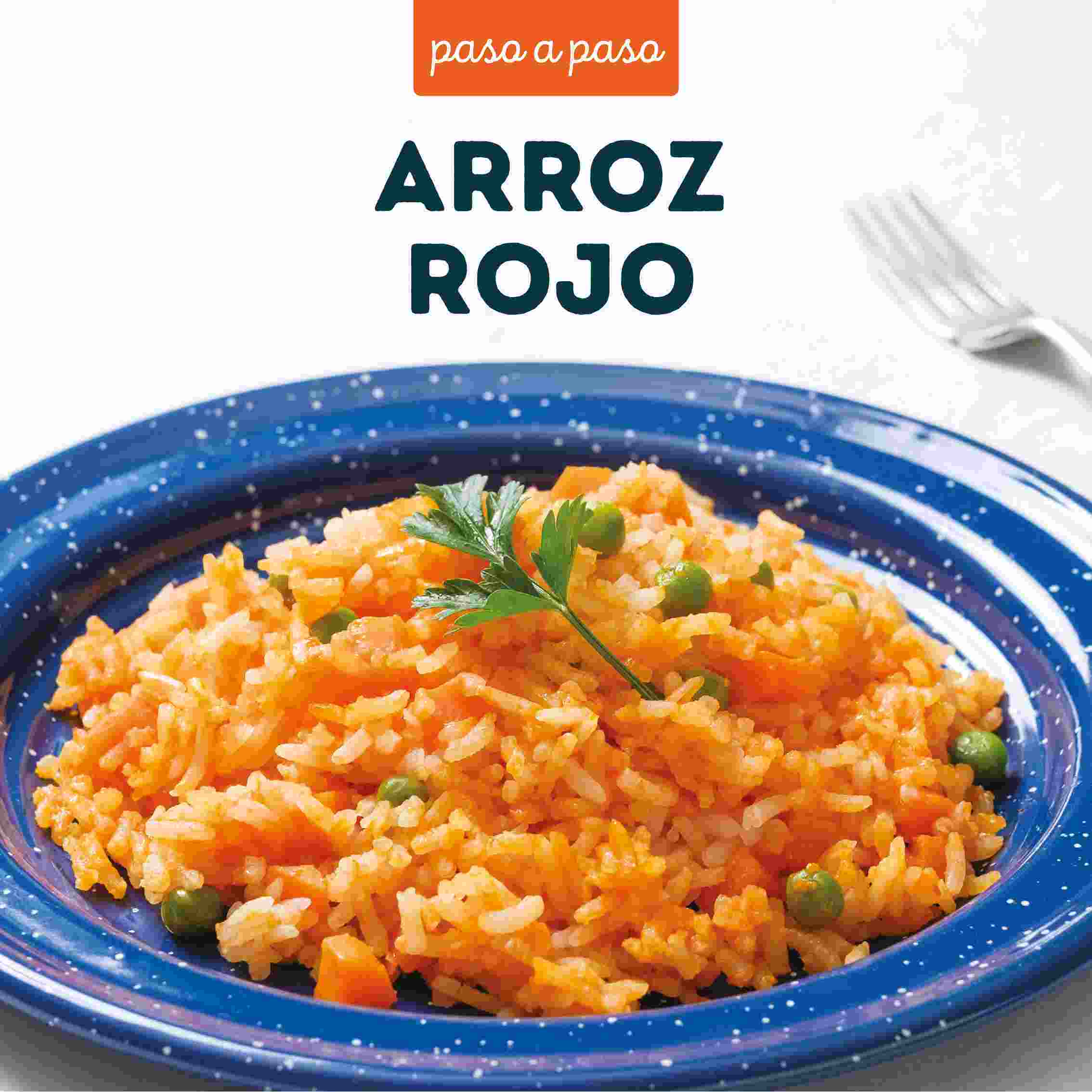 Receta arroz rojo paso a paso