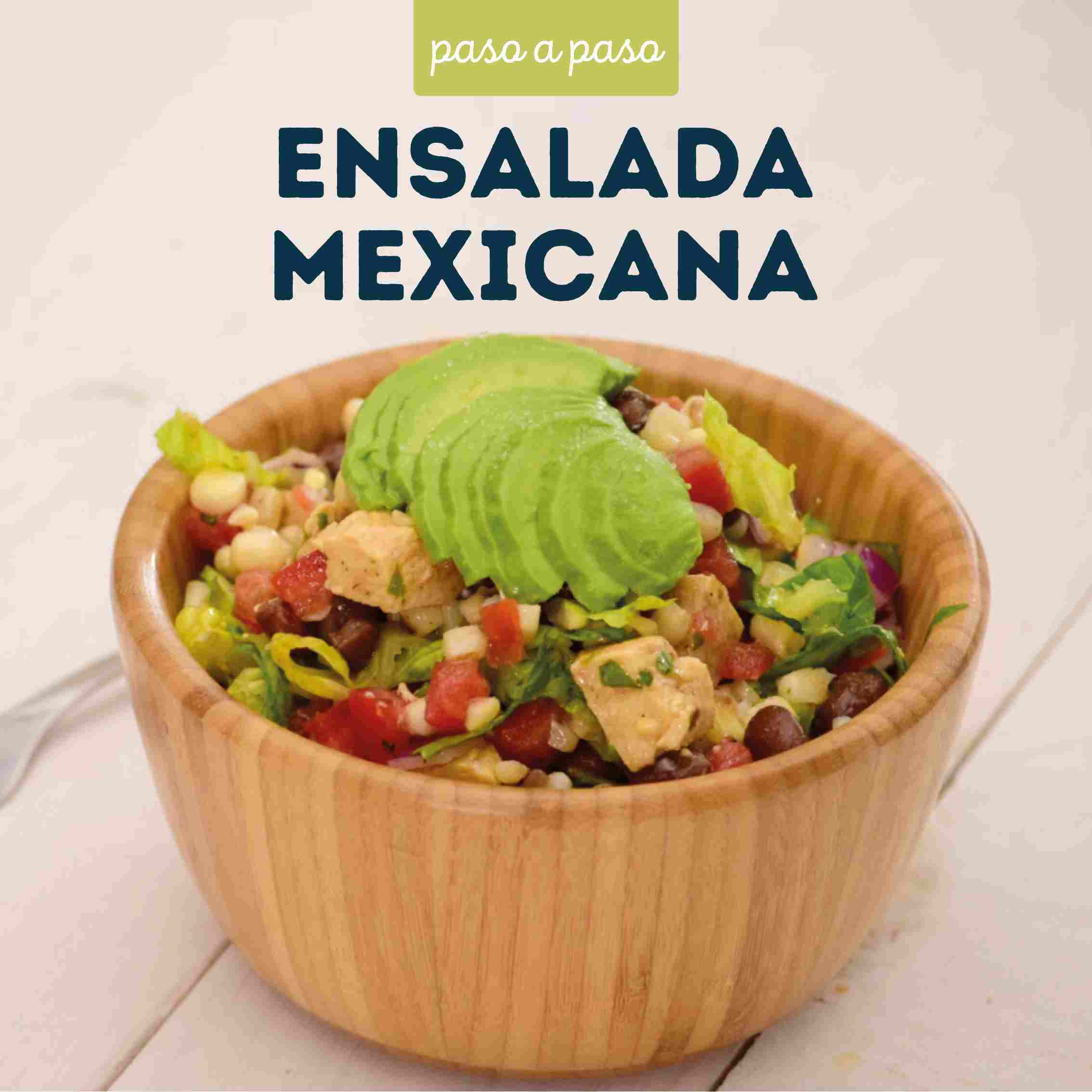 Receta completa ensalada mexicana