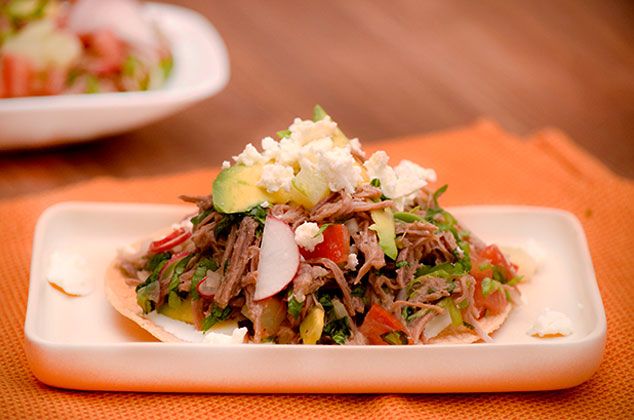 tostadas de salpicón