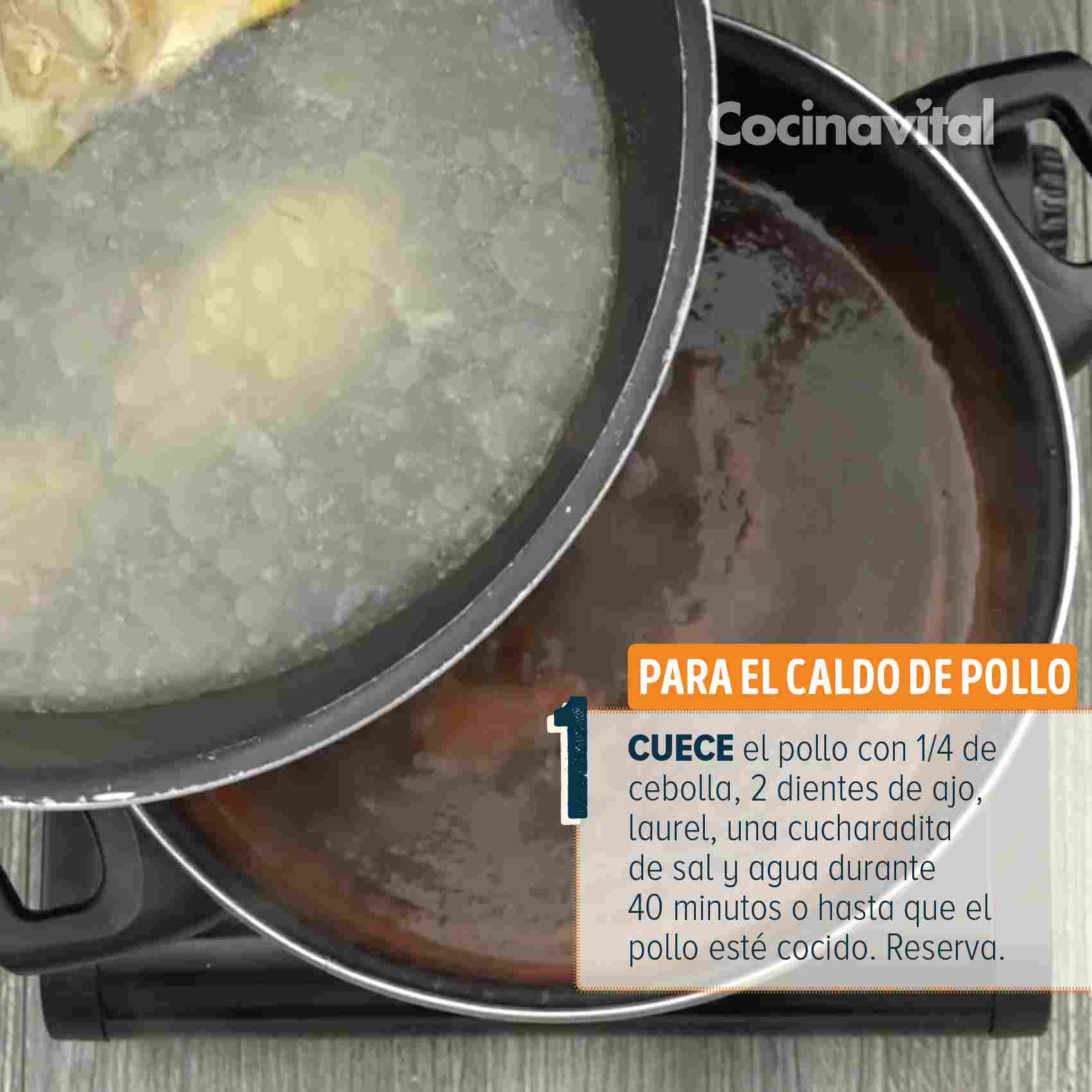 Cómo preparar el caldo de pollo