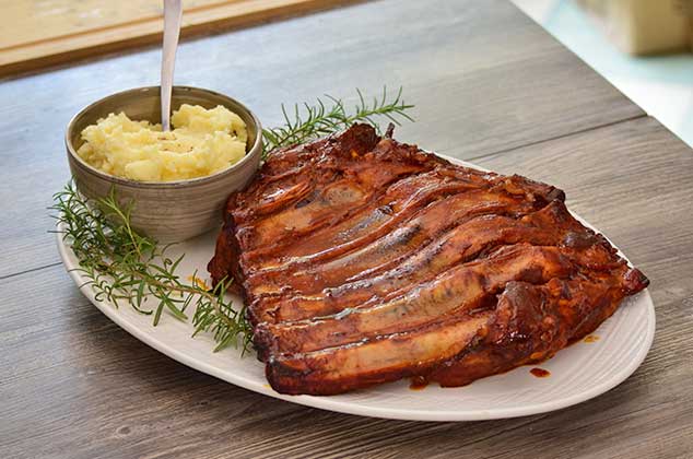 costilla a la coca cola