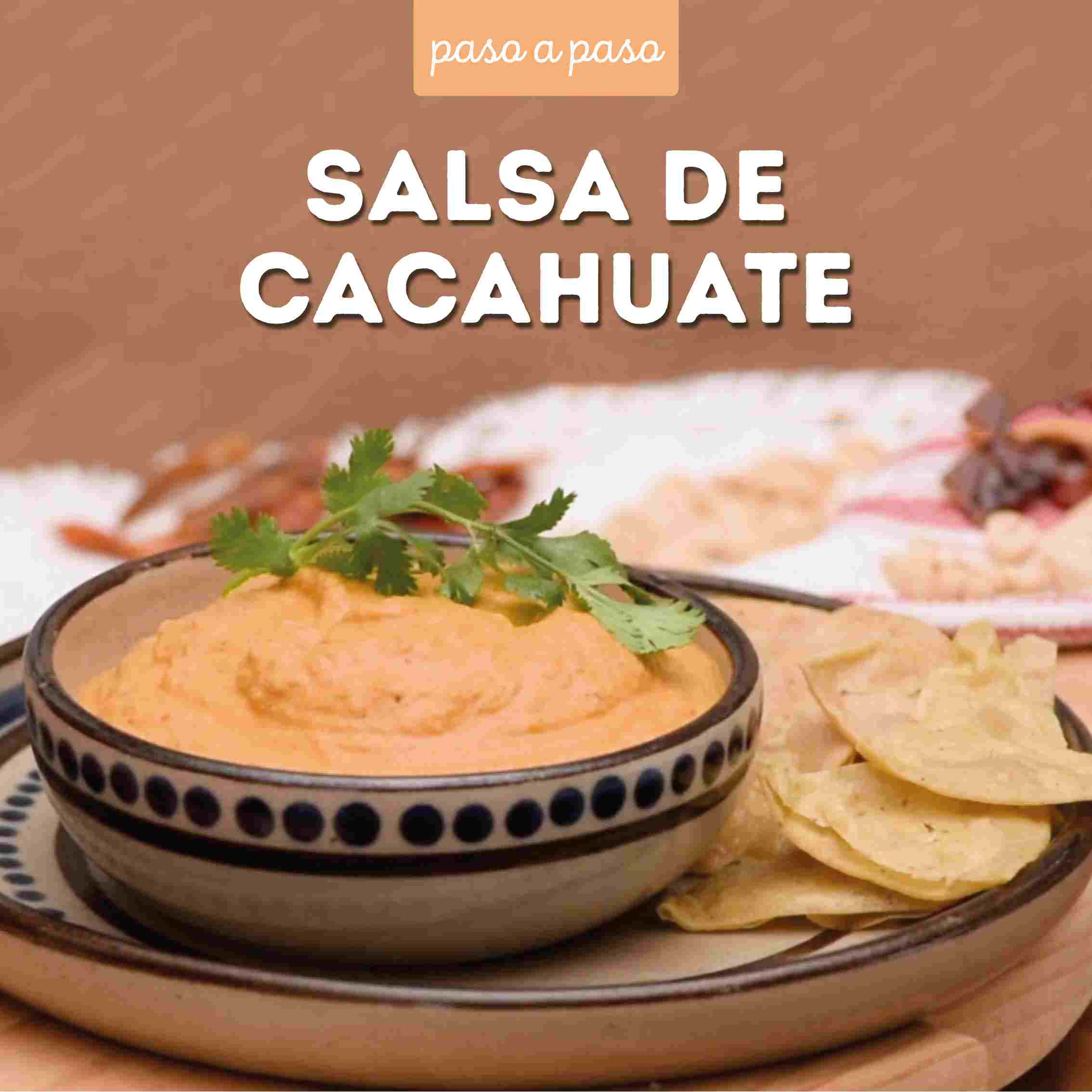 Receta salsa de cacahuate