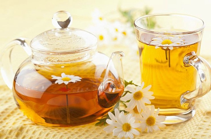 mascarilla de té de manzanilla