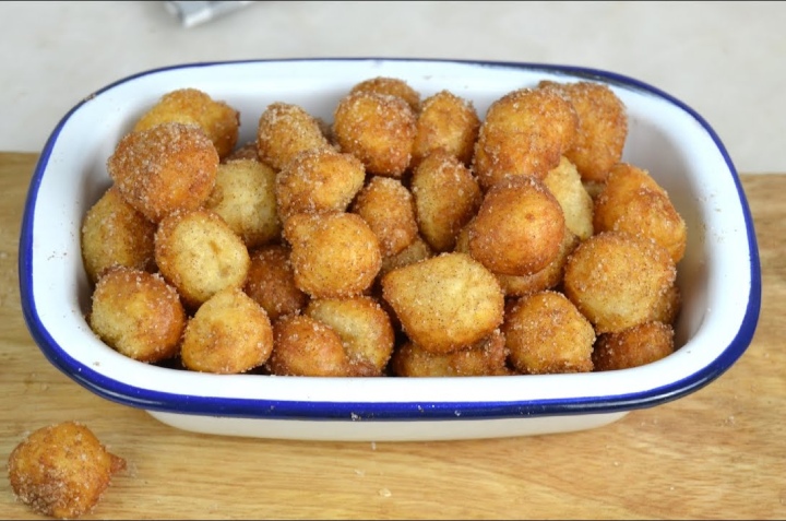 churros en forma de palomitas