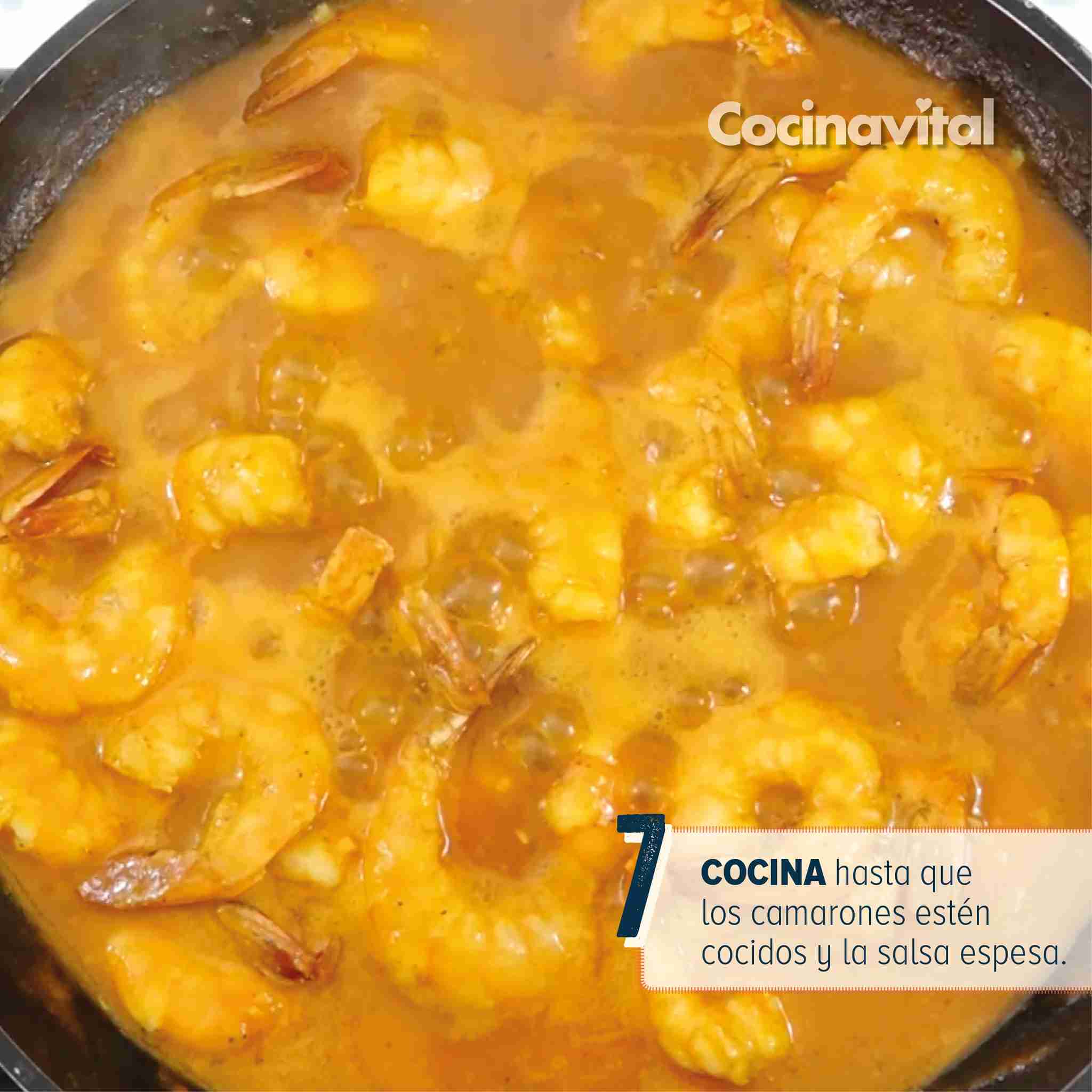 Cocina los camarones