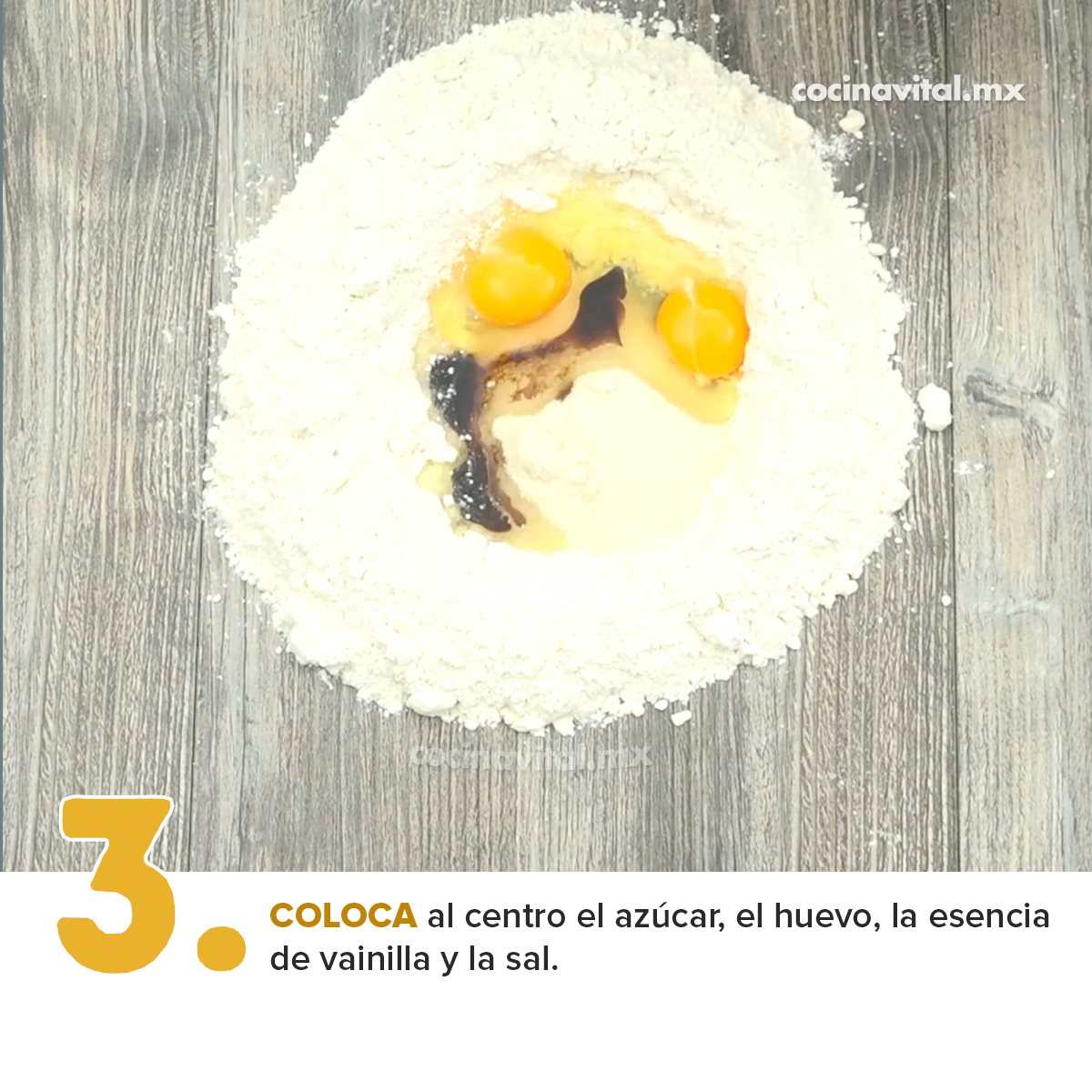 Añade los ingredientes