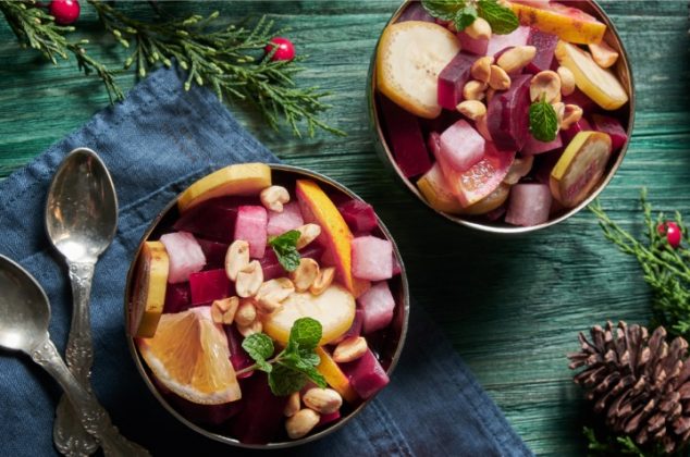 Deliciosa ensalada de nochebuena con betabel ¡En 4 sencillos pasos!