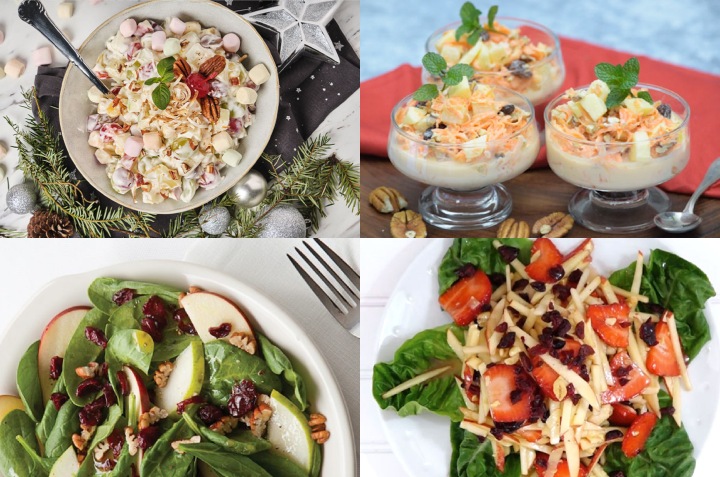 ensaladas navideñas dulces