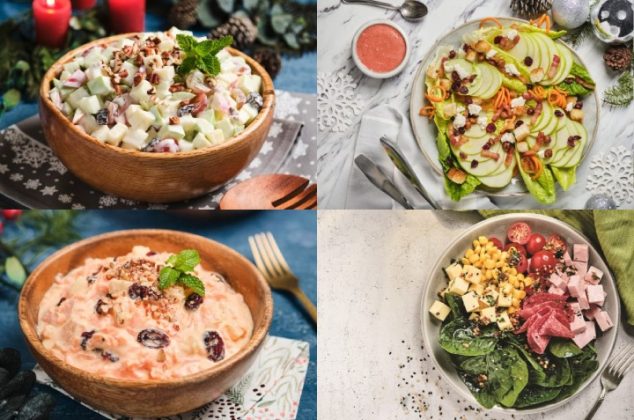 11 ensaladas navideñas fáciles para acompañar el lomo y la pierna de cerdo