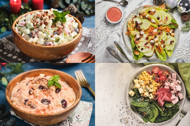 ensaladas navideñas fáciles