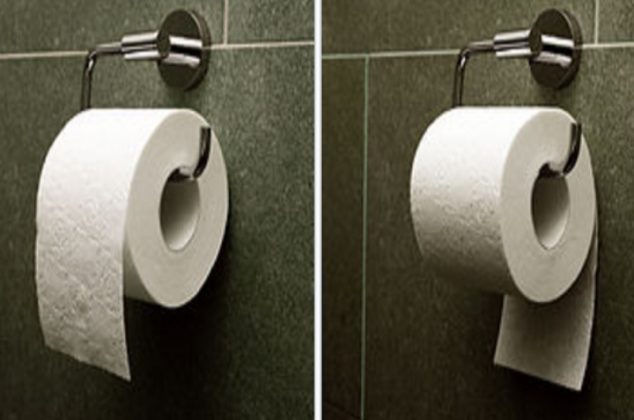 Conoce cuál es la forma correcta de colocar el papel de baño