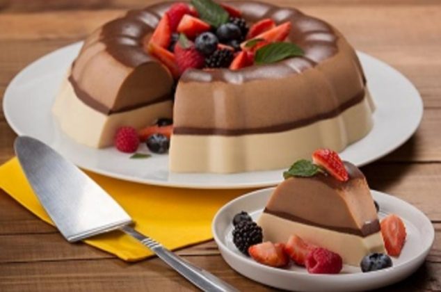 Deliciosa gelatina de café con queso crema en 6 sencillos pasos