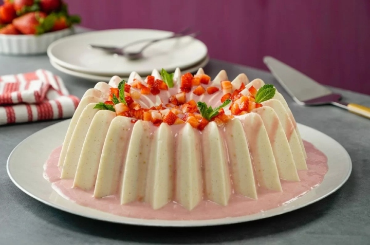 gelatina de ensalada de manzana