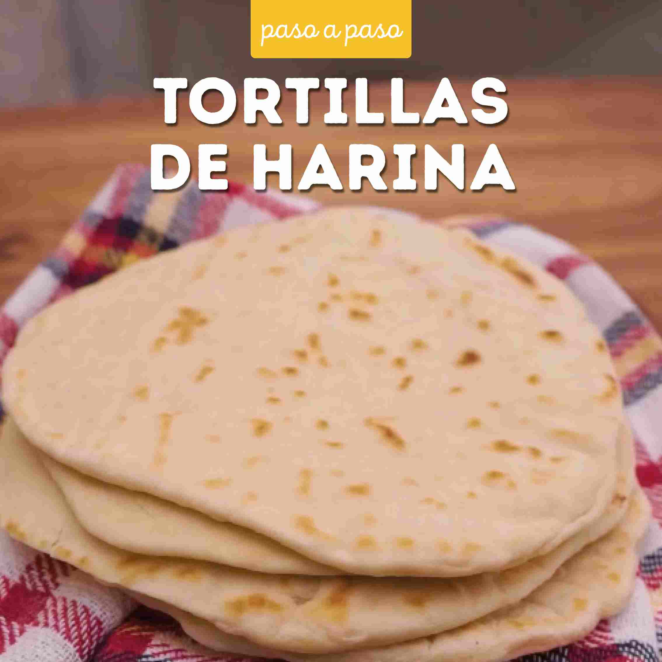 Receta Tortillas de Harina